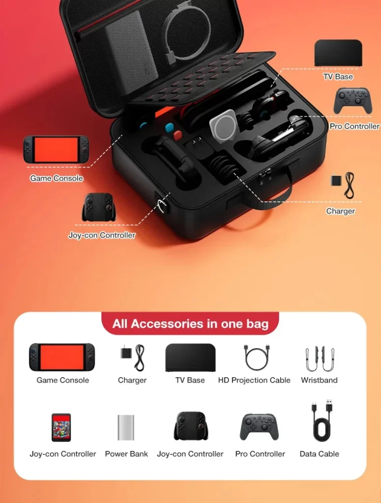 Large Nintendo Switch 2 Carrying Case