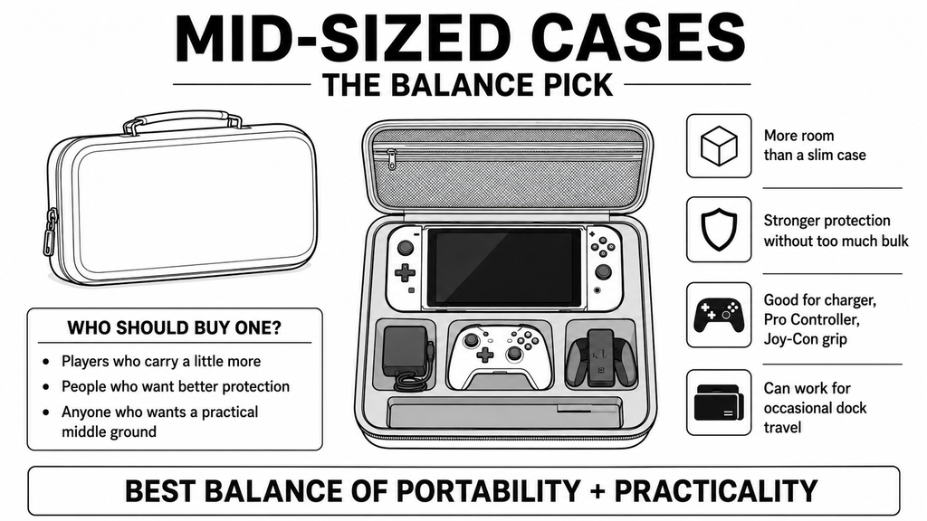 Switch 2 carrying cases: Mid-Sized