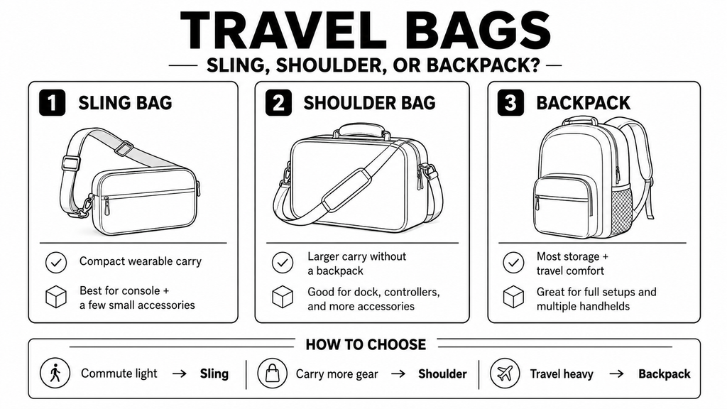 Switch 2 carrying cases: Travel Bags